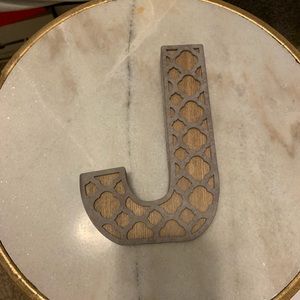 Letter J decor